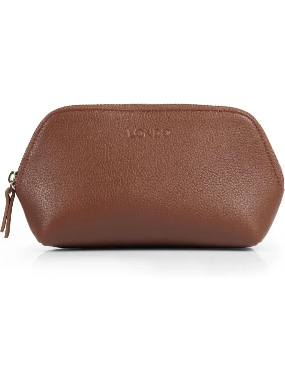 Genuine Leather Makeup Bag | Cosmetic Pouch Travel Organizer | Toiletry Clutch